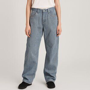 Vintage Levi's 511 pinstriped seersucker railroad stripe jean | 32 x 32